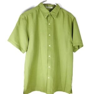 ‼️MOVING SALE‼️ Geoffrey Beene Green Casual Button Down Shirt EUC